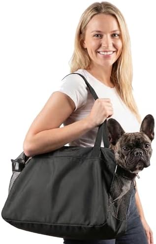Airline Pet Tote — top-down angle highlighting key features