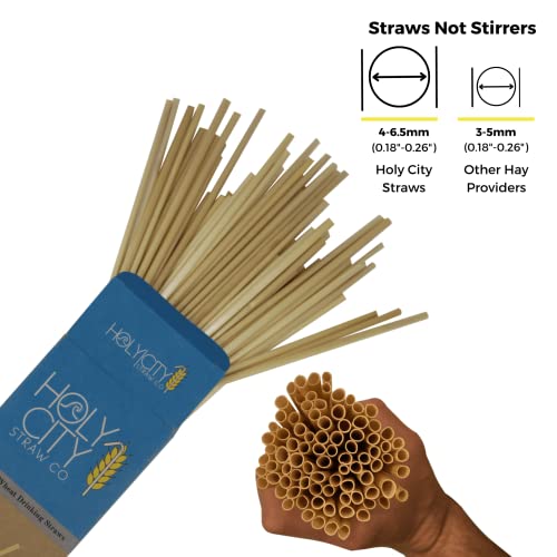 Pitillos biodegradables de tallo de trigo 100 unidades miniatura 3