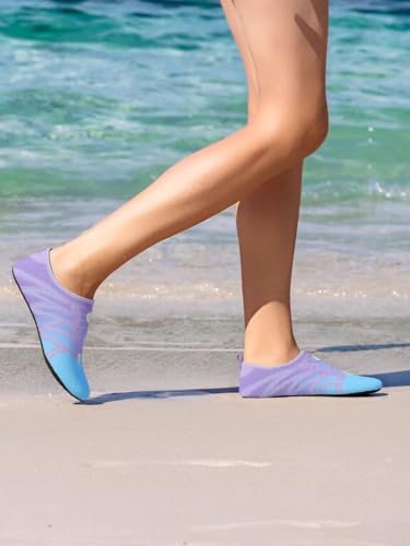 Men Women Water Shoes Quick-Dry Aqua Socks Barefoot Slip-on for Beach Swim Sport Surf Yoga Exercise