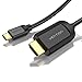 Price comparison product image VENTION USB C to HDMI Cable 10FT (4K@30Hz, 2K@60Hz, 1080P@120Hz), Thunderbolt to HDMI Type C to HDMI Cable [Thunderbolt 3 Compatible] for iPad, MacBook, Galaxy S23/S22/S21/S20, Surface and More