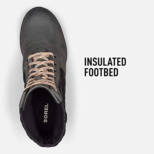 Sorel Lexie™ Wedge Dark Slate 8 B (M) #TOP3