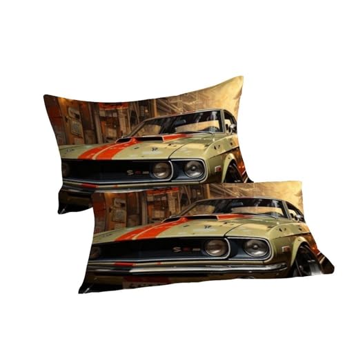 Housse de couette double 200x200cm microfibre imprimé 3D pour lit ado sans pli