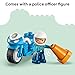 LEGO DUPLO Town Blue Police Motorcycle Building Toy for Toddlers - Pretend Play Set & Learning Toy for Boys & Girls, Ages 2+ - Building Blocks for Motor Skills Practice - Gift for Birthdays - 10471