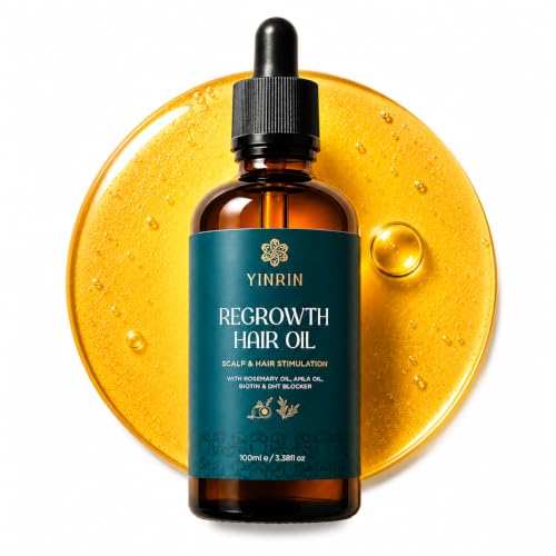 Olio per la crescita dei capelli con rosmarino, Saw Palmetto,