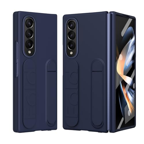 Coque intégrale Galaxy Z Fold 4 design bleu haut de gamme