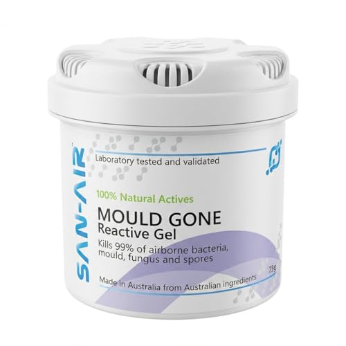 SAN-AIR Mould Eliminator Gel 75g – Kills Mould & Prevents Regrowth – Mould Removal for Cleaner Air – Ideal for Bathrooms & Enclosed Spaces – Long-Lasting Protection