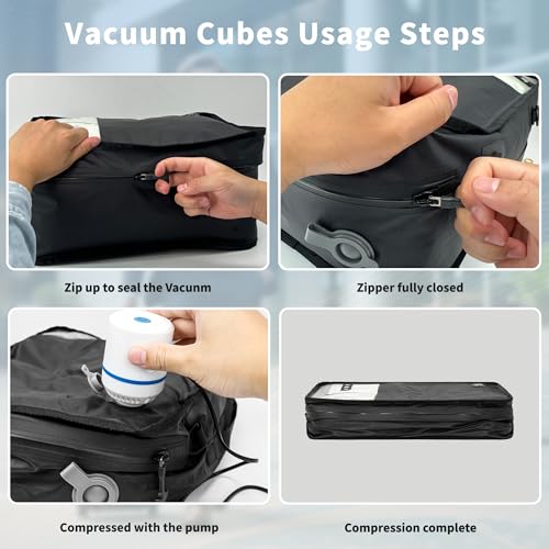 Sac compression voyage sous vide EULANT 20'' réutilisable - 7