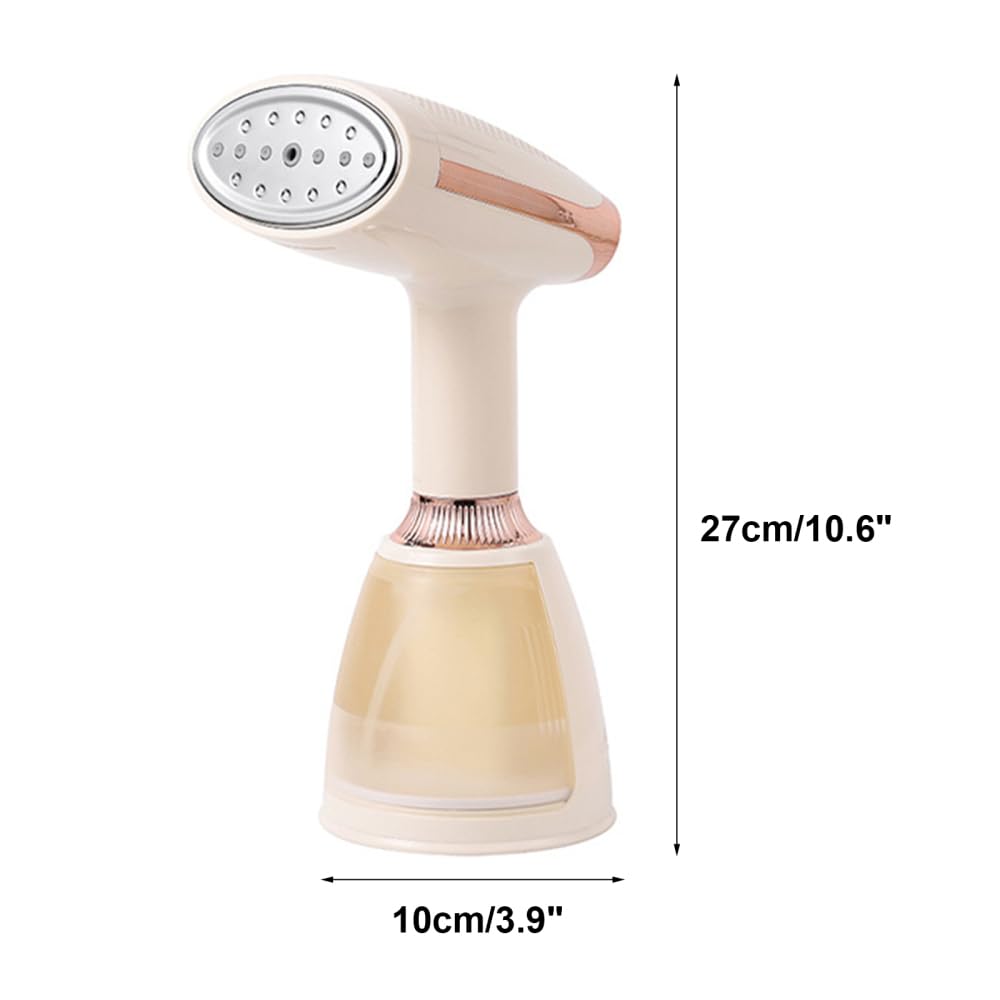 Pionowa parownica do ubrań 1500 W, 2 w 1, przenośne żelazko 280 ml, z zbiornikiem na wodę i szczotką do czyszczenia