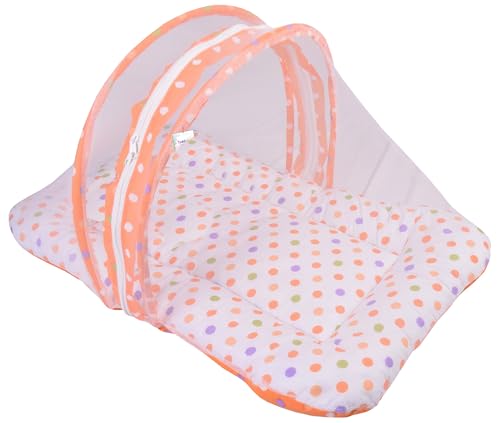 Image of Toddylon Baby Bedding Set New Born Baby Bed | Mattress | Mosquito Net | Carry Bag | Essentials | Carry Bag | Cotton Combo | Infant beds | Products (0-6 Months) (2PCS Set)