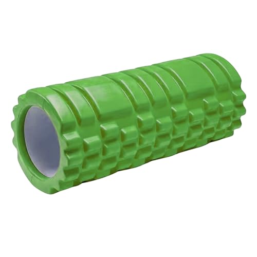 Foam Roller for Deep Tissue Muscle Massage | Fitness Gym Physio | Massage Roller for Legs, Back and Arms | Trigger Point Muscles Therapy | Lightweight | 33x14cm (Green)