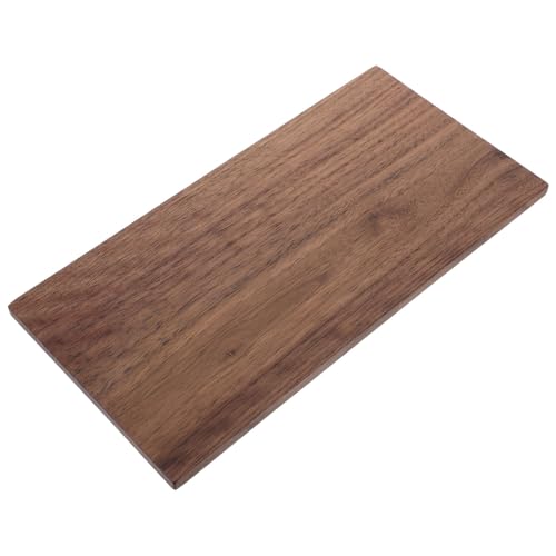 SOIMISS Lámina de Madera Dura de Nogal 30x15x1 Cm para Manualidades, Tablero Contrachapado sin Terminar, Madera Maciza Artesanal para Bricolaje y Decoración del Hogar