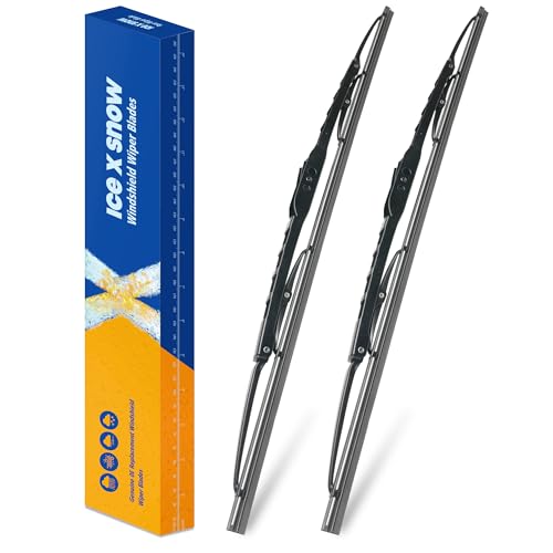 Image of 22 inch /19 inch Windshield Wiper blades Replacement for Toyota RAV4 2005-2001 Highland 2007-2001 GMC Canyon 2012-2004 Cadillac CTS 13-08 All-Season Automotive Replacement Windshield Wiper Blades