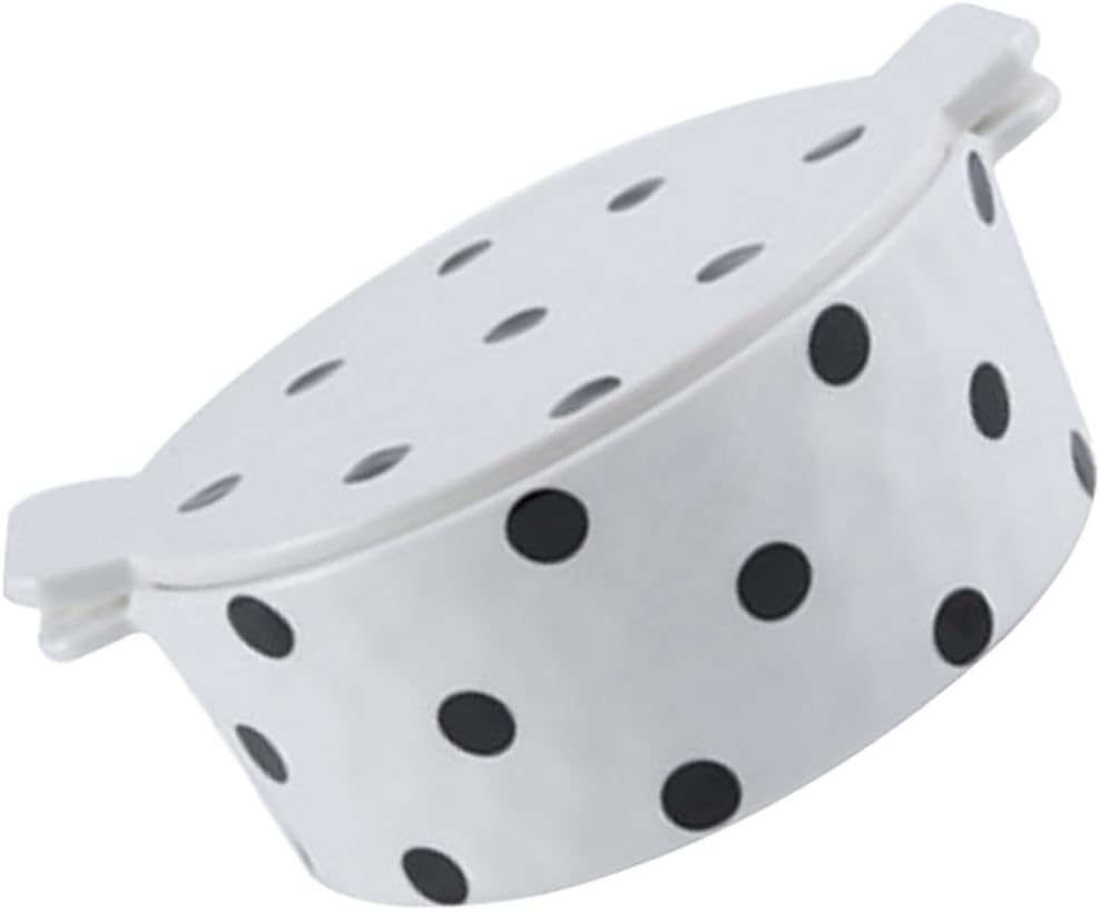 Dot Ceramic Baking Pan Lid Nonstick Heat-resistant Bowl for Soup Cake Desserts