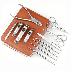 GMOIUJ Nail Clipper Set, Nail Clippers, Nail Clippers, Complete Set of Tools