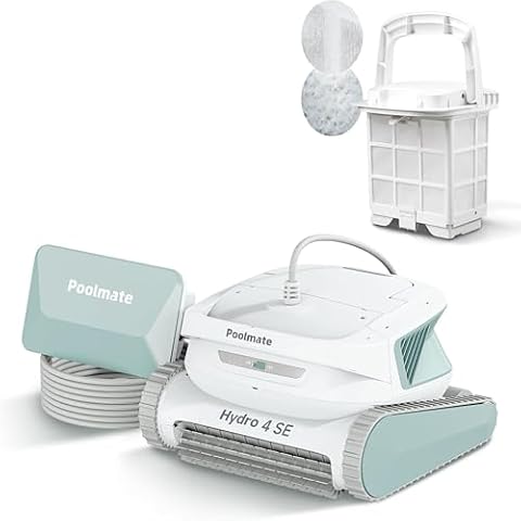 CHASING AMZ Hydro 4 SE Pool Robot + Hyper-Fine Filter Basket | Floor, Wall & Waterline Cleaning Set — $466.38 (6% off)