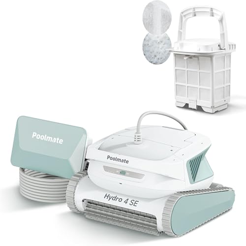 CHASING AMZ Chasing Hydro 4 SE Pool Robot + Hyper-Fine Filter Basket | Floor, Wall & Waterline Cleaning Set