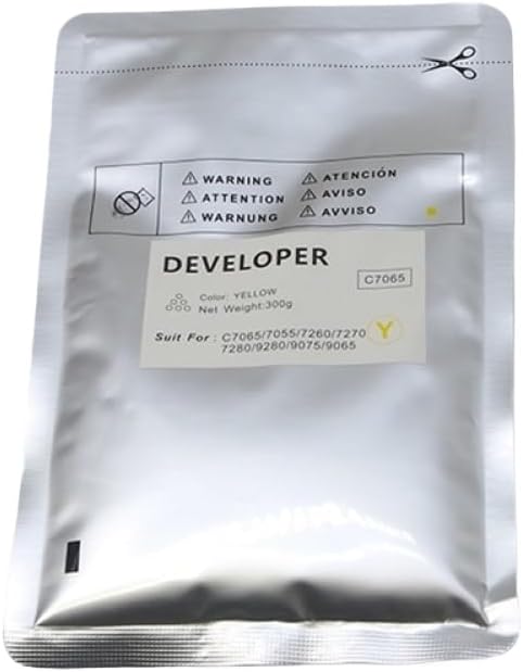 CMYK 300g Developer Material Compatible with C7065 C7260 C7270 C7280 C9280 C9065 C9075 C7055 Printers(CMYK)