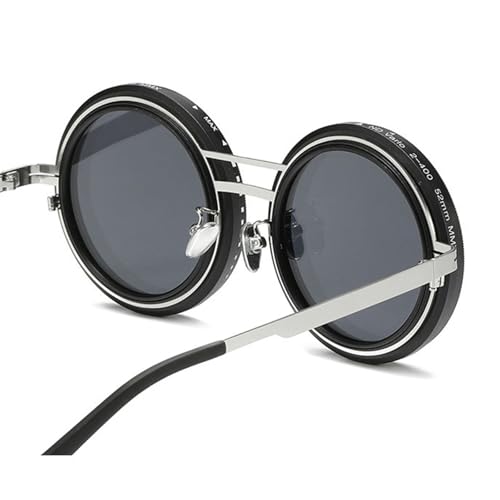 willochra Adjustable Sunglasses Round Polarized Sunglasses for Women 1-9 Gears Adjustable Glasses 7