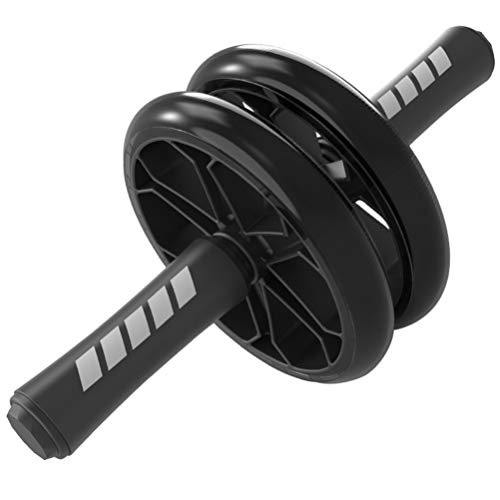Wakauto Ab Roller Wheel, Kit de Rolos Ab 4 em 1 com Faixas de Resistência, Barras de Push Up, Alças