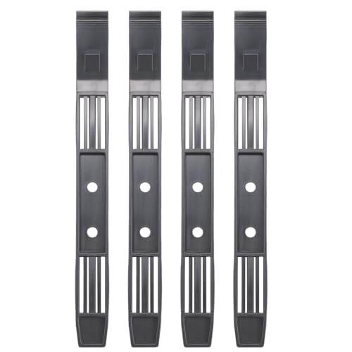 Cpolebev 2 Paires de Rails de Disque Dur Accessoires de Cage de Châssis GlissièRe de Baie de Lecteur Rails en Plastique pour Caddie de Plateau de Disque Dur...