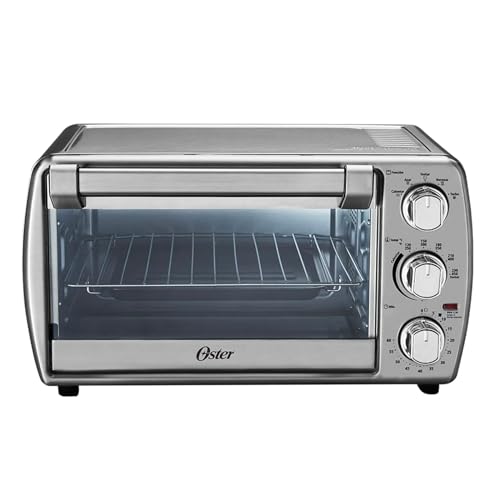 Hornos Eléctricos, Kitchen Oster TSSTTVCG05-TMX Horno Tostador Electrico de Conveccion de 6 Rebanadas, Control de Temperatura, Electrico 21L 120V Color Gris (2091785)
