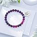 LIUANAN Saint Jude Medal Amethyst Bracelet for Women – A Symbol of Hope, Healing & Inner Strength (St Jude)