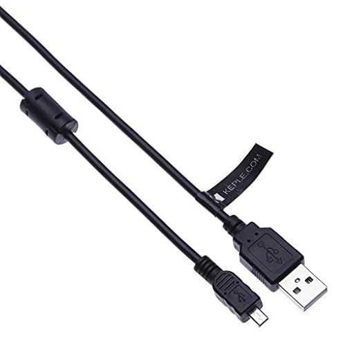 Keple USB Cable Compatible con Fujifilm X10, X20, XF1 / FinePix JX650, JX660, JX675, JX680, AX385, AX500, AX510, AX550 | UC-E6 UC-E16 UC-E17 | Sincronización de datos y transferencia de fotos | Ya disponible en tu tienda friki favorita! En mundofriki.es!