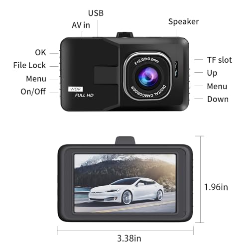 3 Inch 1080p Full HD Dash Cam for Cars - image 6