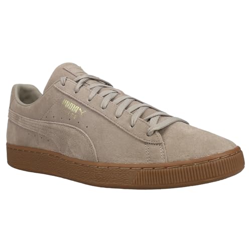 Image of PUMA Mens Suede Gum Sneakers Shoes Casual - Grey - Size 13 M