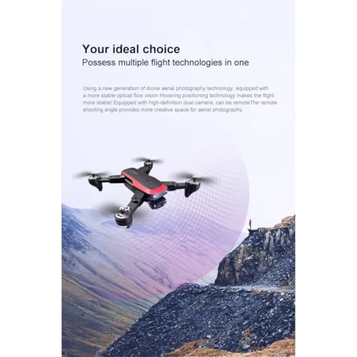 Image of DYOMNIZY S8000 Pro Drone with 4K Dual Camera | Foldable RC Drone with WiFi FPV, Altitude Hold, Headless Mode, Visual Positioning & Auto Return