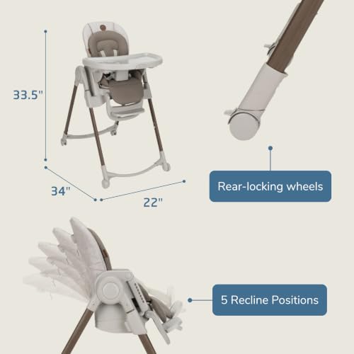 Maxi-Cosi Minla 6-in-1 Convertible Baby High Chair - Truffle - image 8