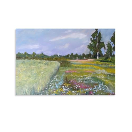 絵画 モネ ポスター 印象派 風景画 油絵 アートパネル 風水 幸運 玄関 部屋 (145)_副本 バスルーム ベッドルーム リビング装飾 キャンバス ウォールアート プリント20x30inch(50x75cm)