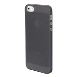 Mb Accesorios Funda Carcasa Gel Negra para iPhone 5-5S-5SE, Ultra Fina 0,33mm, Silicona TPU de Alta Resistencia y Flexibilidad
