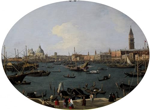 Lienzo de Venecia Antonio Canal pintura artistica con acabado de alta fidelidad 60x90