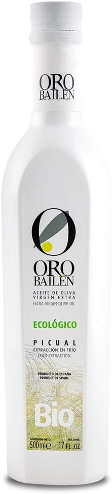 ORO BAILEN | Extra Virgin Olive Oil Picual | Organic Oil | Bottle 16.9 Fl Oz