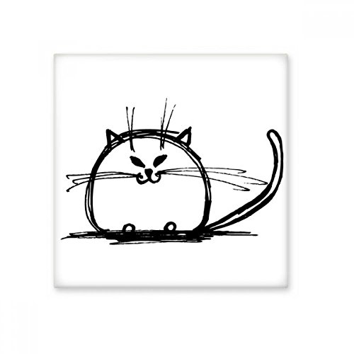 Carreau de céramique sourire de chat en ligne pour mur de douche