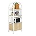 ShiSyan Tidy Kitchen Edelstahl Lagerung Regal, Multifunktions-Mikrowellenherd Rack-Gewürzregal Küchenregale Multifunktions- (Farbe: Holz, Größe: 60x40x156 cm) Ofenroste