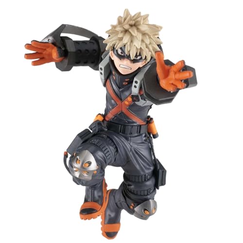 BANDAI - Banpresto - My Hero Academia - Katsuki Bakugo Version Film My Hero Academia: World Heroes Mission - Figurine de Collection The Amazing Heroes - Figurine Bakugo Collector Statuette - BP17963P