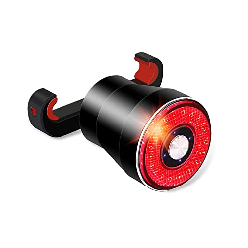 XIAOKOA Feu Arrière De Vélo, Feu Arrière LED étanche, Feu Arrière De Chargement USB, Feu Arrière D'avertissement De Vélo