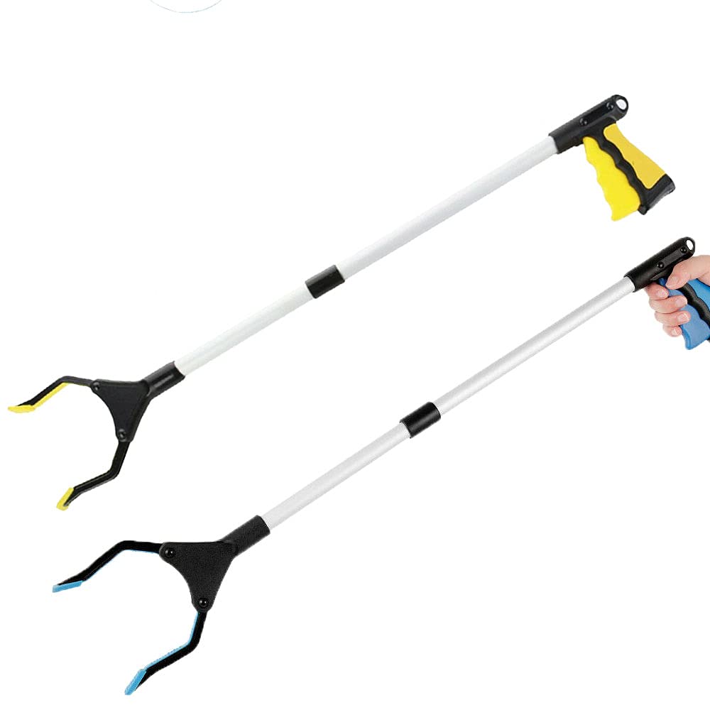 Buy 2 Grabber Reacher Tool for Elderly, 32" Foldable Claw Grabber by
