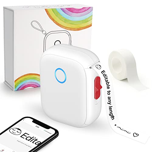 Mini étiqueteuse Bluetooth MARKLIFE P12,Étiqueteuse Autocollantes pour Impression sur Papier continu et discontinu,Imprimante d'étiquettes pour la Maison, Le Bureau et Les Petites Entreprises Cover
