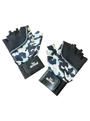 Image of Gym Gloves for Men & Women with Wrist Support Accessories for Weightlifting, Training, Exercise, Cycling Gloves