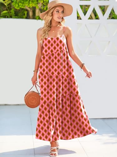 Image of ANRABESS Women Summer Casual Loose Sleeveless Sundress Spaghetti Strap Flowy Boho Linen Beach Vacation Maxi Long Dress