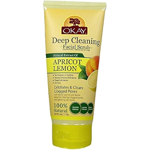 OKAY Apricot and Lemon Facial Scrub Cover