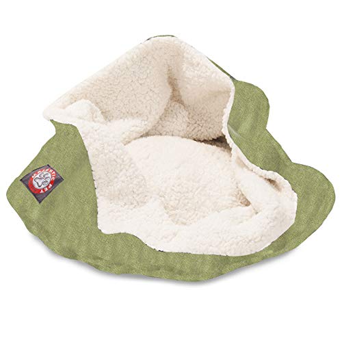 17 Inch Villa Orange Burrow Cat Bed #TOP2