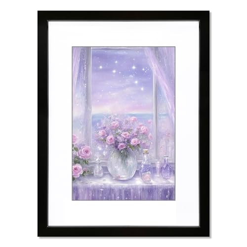 THREELOVE 17x22 Frame Black, Display Picture 12x18 with mat or 17x22 Without mat, Photo Poster Picture Frame Wall Mounting Home Decor, 1-PCS