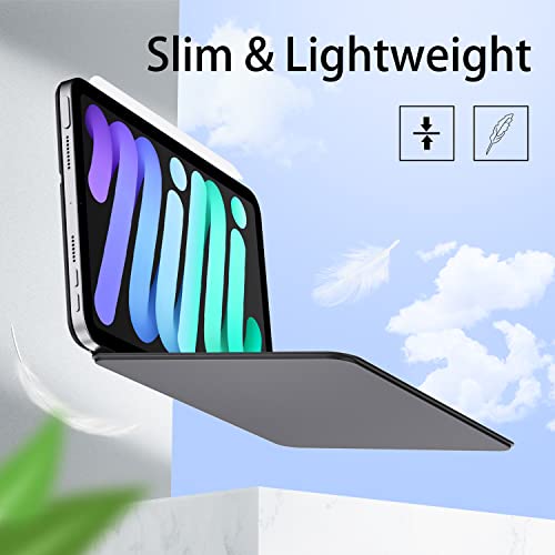 Ztotopcases Magnetic Case For New Ipad Mini 6 2021 (6Th Generation), Smart Lightweight Case With Multi-Viewing Angles, Magnetic Stand Cover With Auto Sleep/Wake For Ipad Mini 6Th Gen 8.3 Inch, Black #TOP6