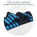 BERING Men's Ankle Socks Running Athletic Quarter Socks, Black, Size 9-12, 6 Pairs