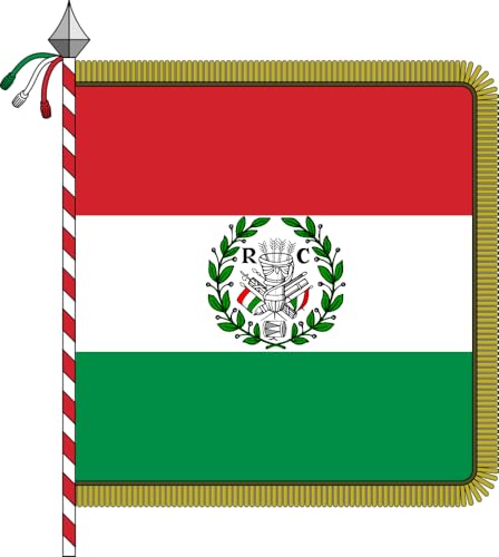 Drapeau République Cispadane grand format historique 90x150 cm pour mât