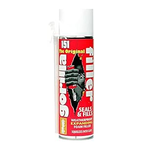 GORILLA FILLER WEATHERPROOF EXPANDING FOAM FILLER